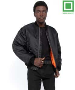 Schott Airforce MA-1 Bomber Jacket Black - Aukia