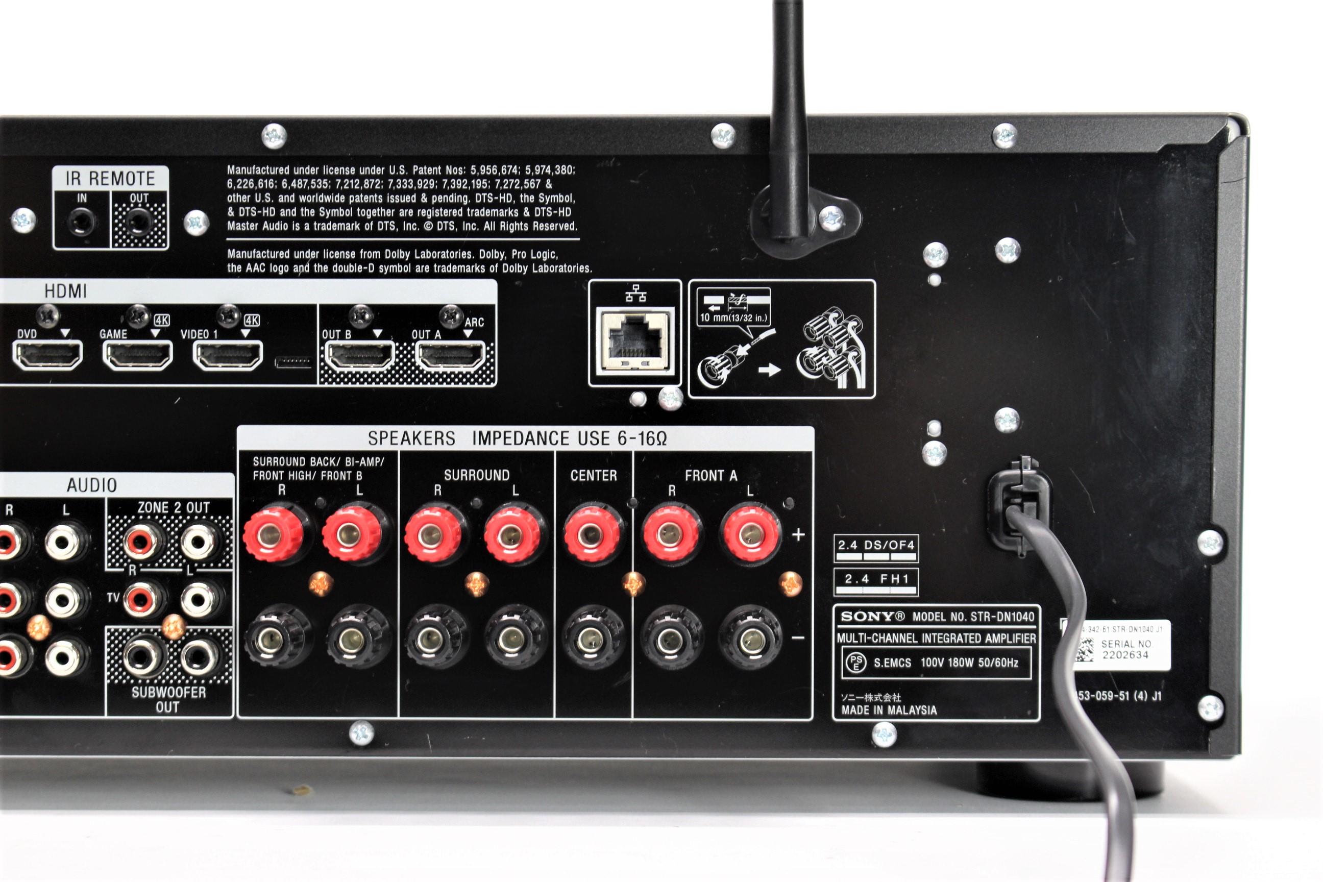 アバックWEB-SHOP / 【中古】SONY STR-DN1040【コード21-04821】