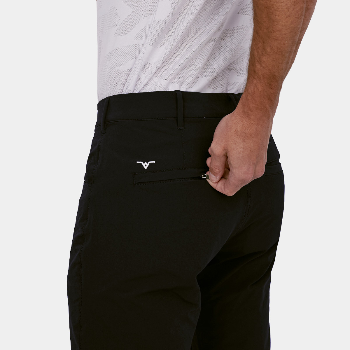 Avalon Tour Golf Pants: Black | Tailored, Men's Slim-Fit Golf Pants