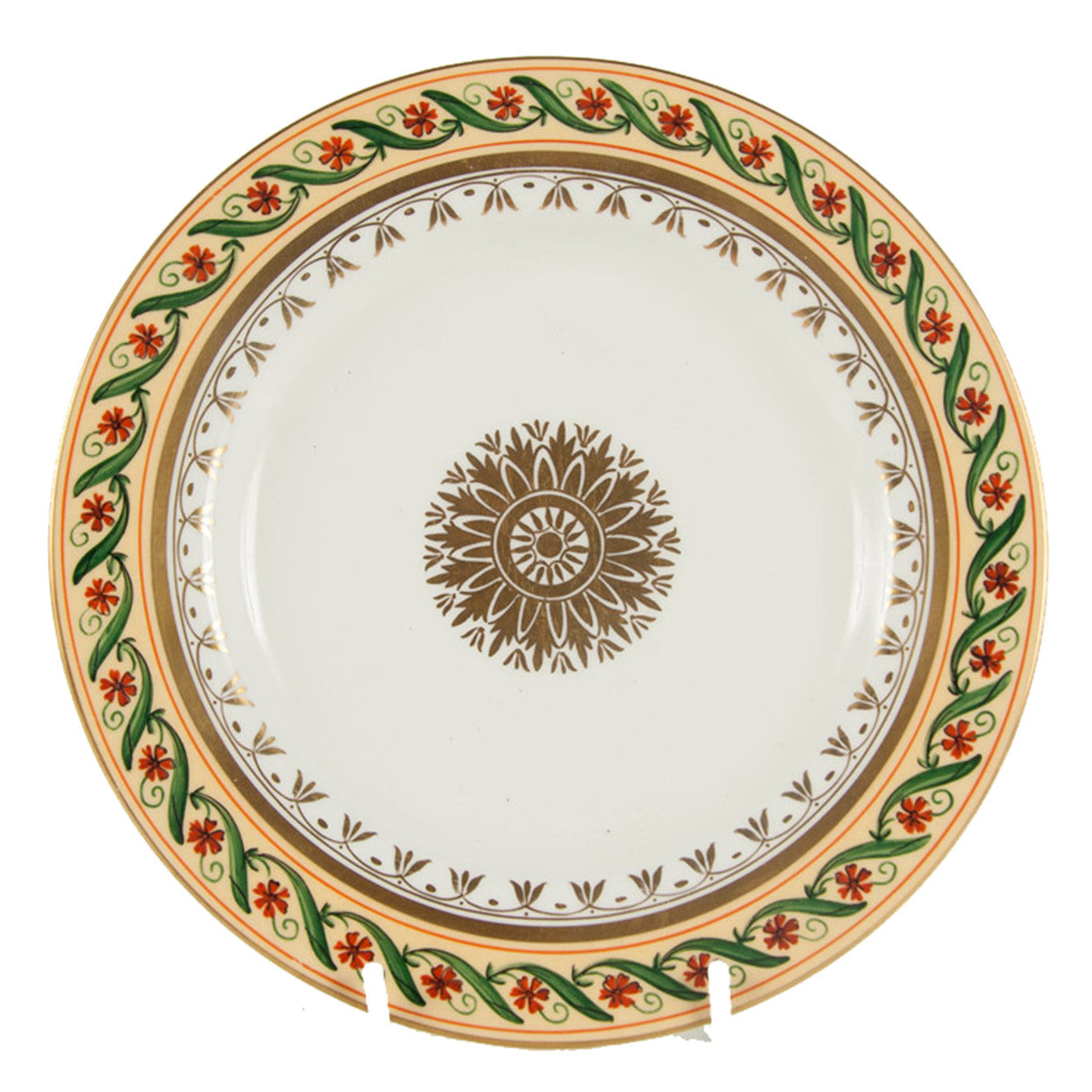 A Set of 8 Directoire Style Dessert Plates by Le Tallec for