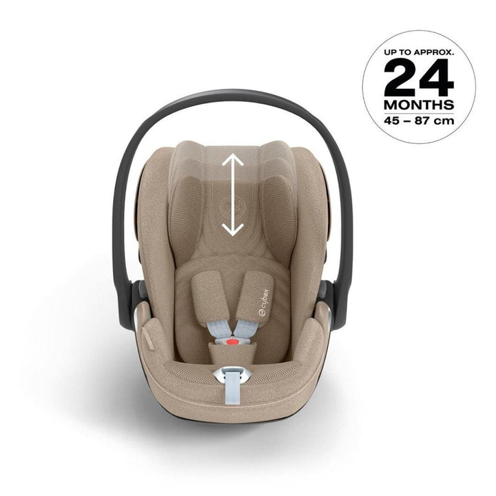 CYBEX Cloud T i-Size Plus Car Seat - Cozy Beige – Bambinista