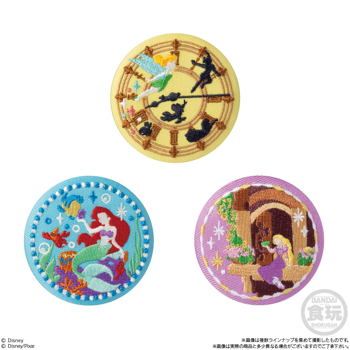 Disney Characters 刺繍缶バッジビスケット2（再販）｜発売日：2026年7