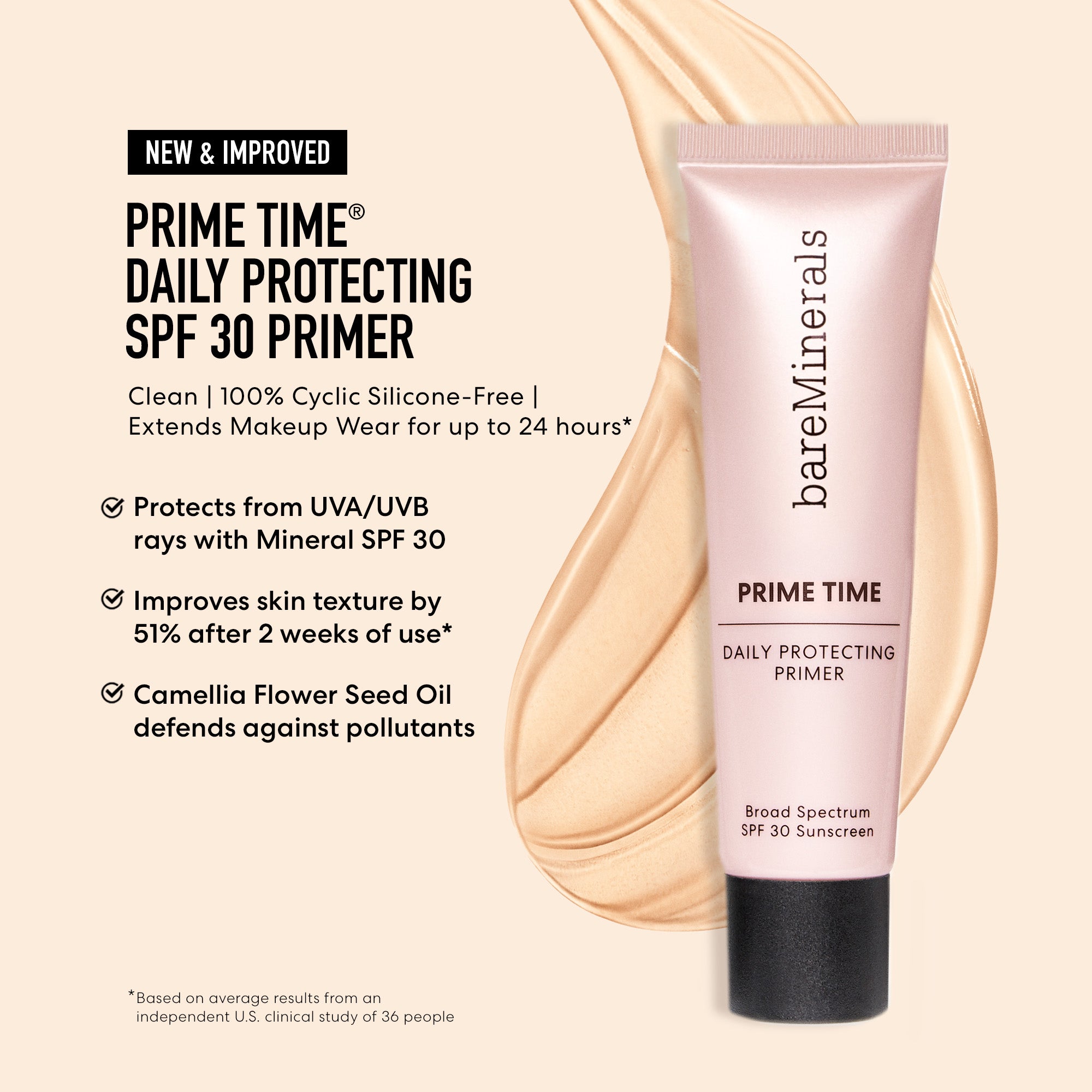 bareMinerals Prime Time Daily Protecting Primer Mineral SPF 30