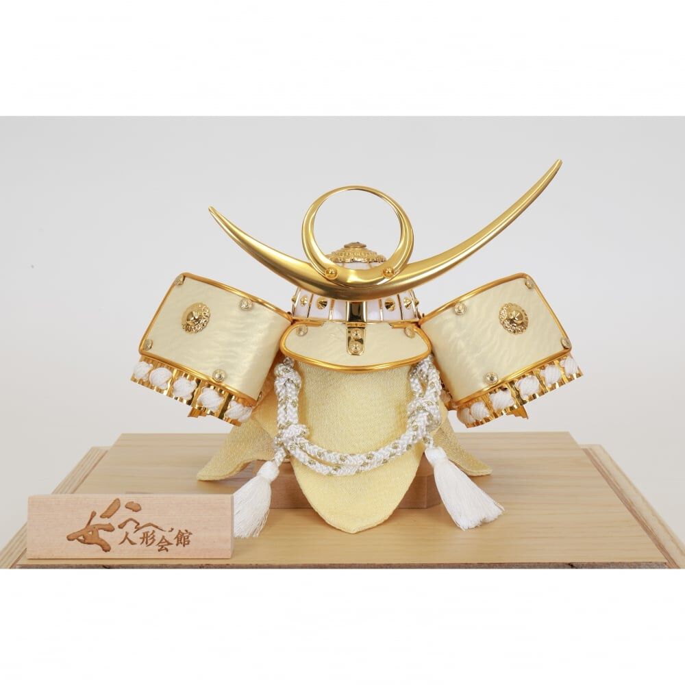 五月人形】兜飾り ケース飾り 上杉謙信兜 コンパクト 男の子 端午の