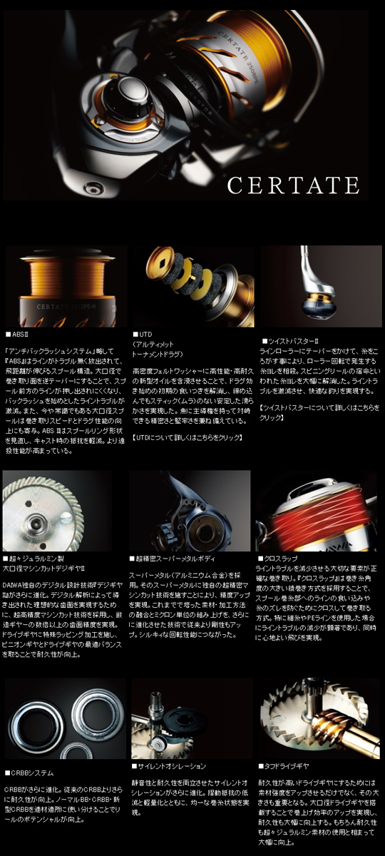 DAIWA/ダイワ 13セルテート 2506H - 【バス・トラウト・ソルトのルアー