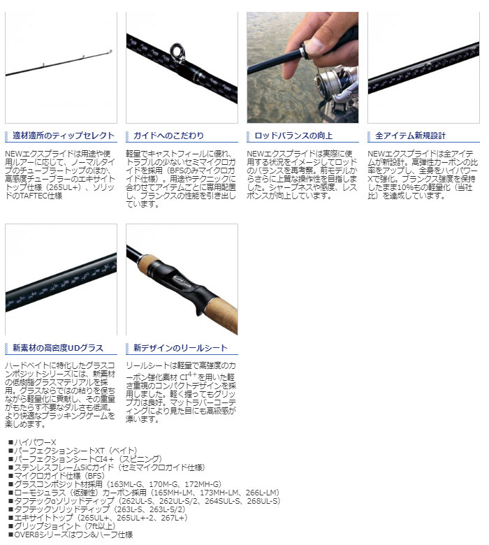 シマノ (SHIMANO) 17EXPRIDE エクスプライド 286ML2 - 【バス