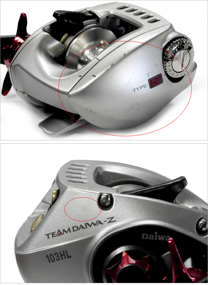 中古品】 ダイワ チームダイワZ 103HL タイプRプラス 左巻 DAIWA TD