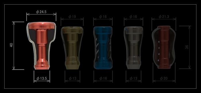 リブレ クランクフェザー95 フォルテッシモノブ+ファイヤー特別仕様