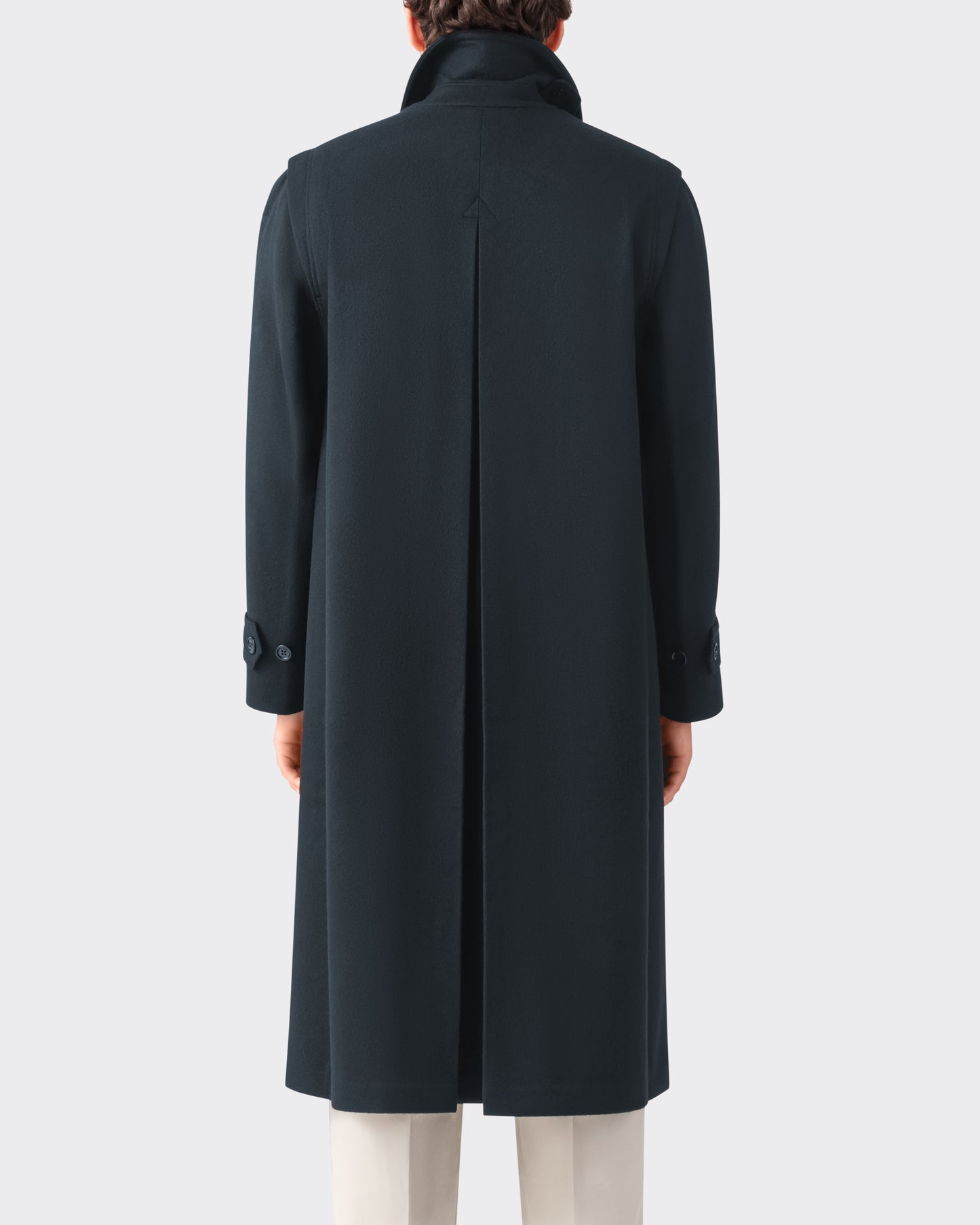 Rier : Loden Overcoat : Plombe – Beige Habilleur