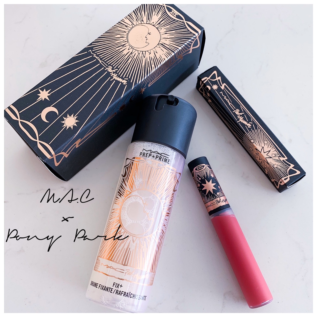 M.A.C Cosmetics x Pony Park matte lip mousse and fix+ spray review