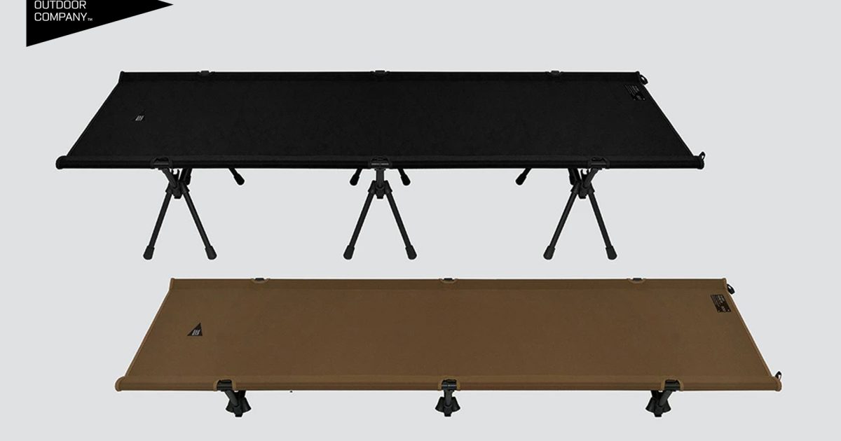 撤収がラクなコット発見！ブルックリンアウトドアカンパニー「600D