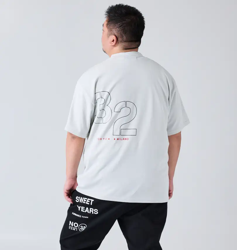 大きいサイズ ステンシルロゴ半袖Tシャツ | SY32 by SWEET YEARS