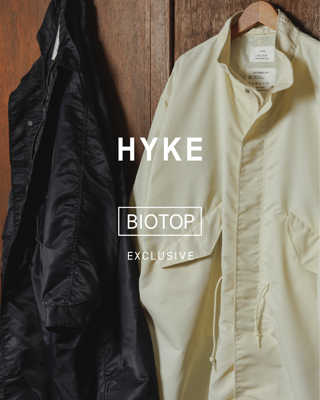 HYKE for BIOTOP 25SS | TYPE M-65 FIELD COAT EX | TOPICS | BIOTOP
