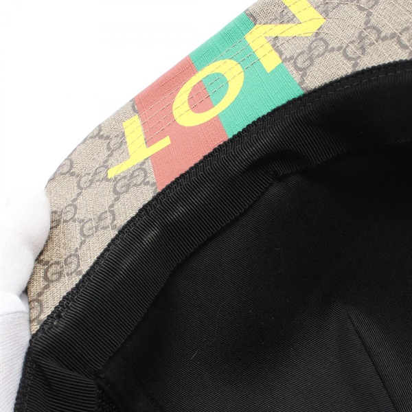 グッチ(GUCCI)グッチ FAKE NOT GGスプリーム キャップ 帽子 レディース