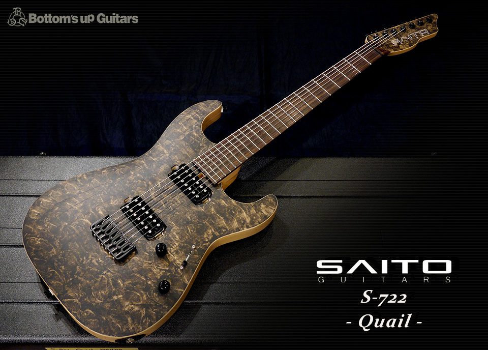 SAITO GUITARS S-722 / 2H / Ash / Rose / Luminlay / Matching Head