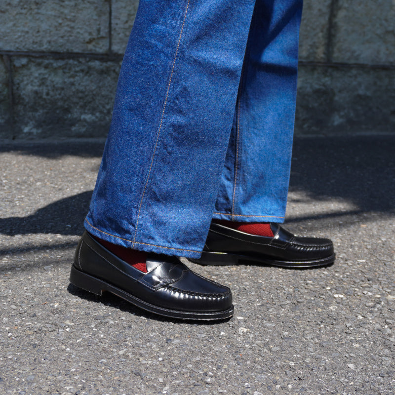 ローファー | 11035H LOGAN / BLACK (LEATHER SOLE) - G.H.BASS