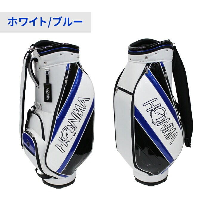 TOURSTAGE ゴルフバッグ ネイビー/ホワイト/レッド TOURSTAGE ゴルフ