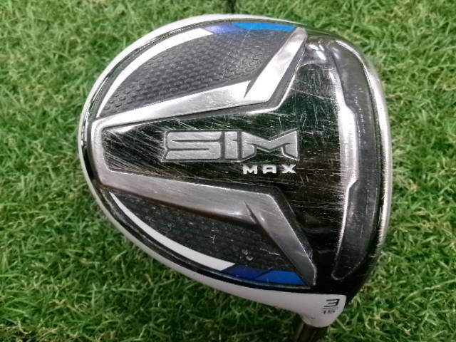 TaylorMade テーラーメイド 中古フェアウェイウッド SIM MAX #3(15°)の