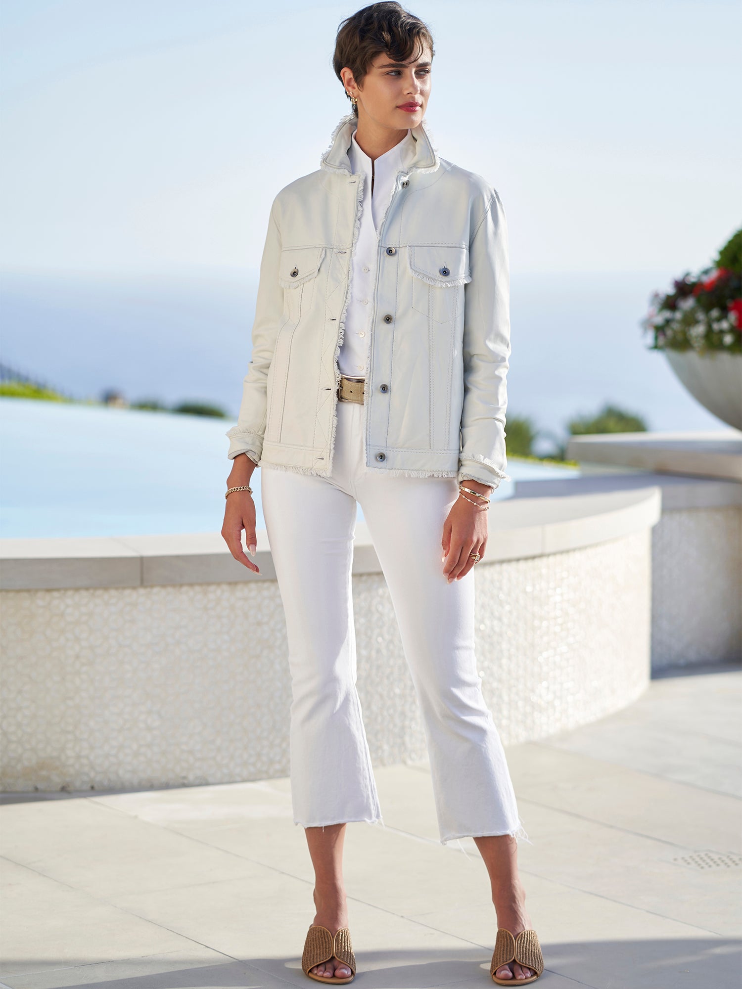 Natalie Washed Leather Jean Jacket – Gorsuch