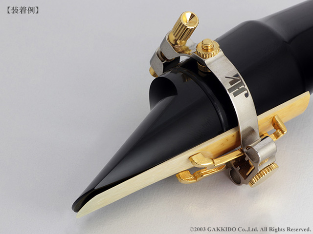 JLV サックス用リガチャー プラチナメッキ仕上げ - 楽器堂管楽器専門