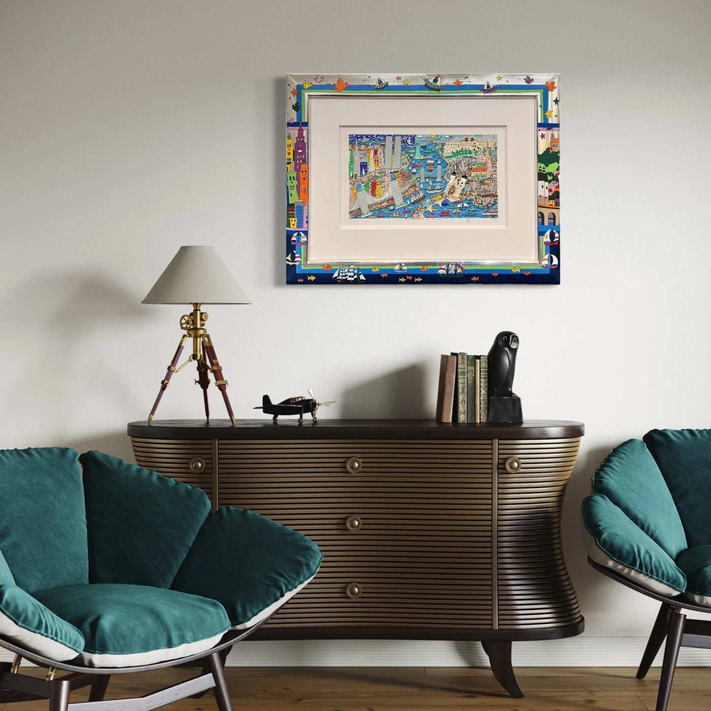 James Rizzi FROM NEW YORK TO HEIDELBERG 3D Currently out of stock