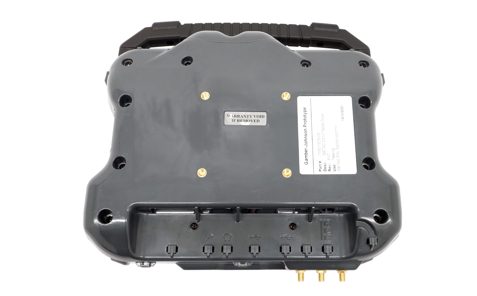 Getac ZX10 Tablet Docking Station (Tri RF) - Gamber-Johnson LLC