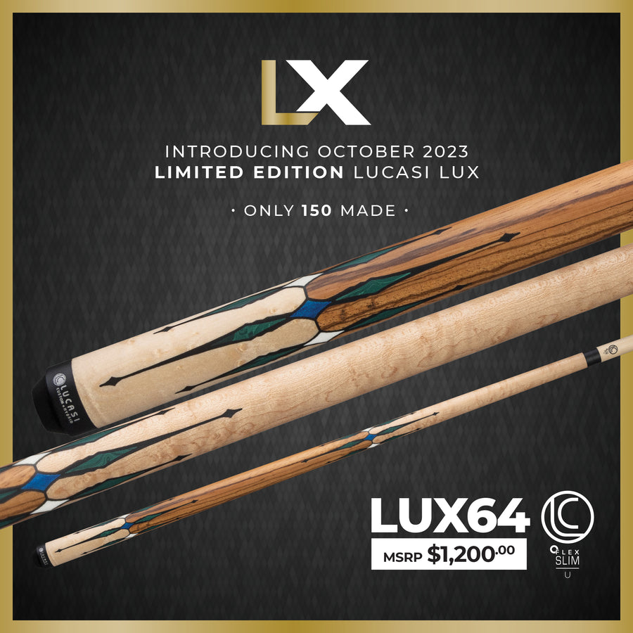 Lucasi Lux® LUX64 Pool Cue – Game World Planet