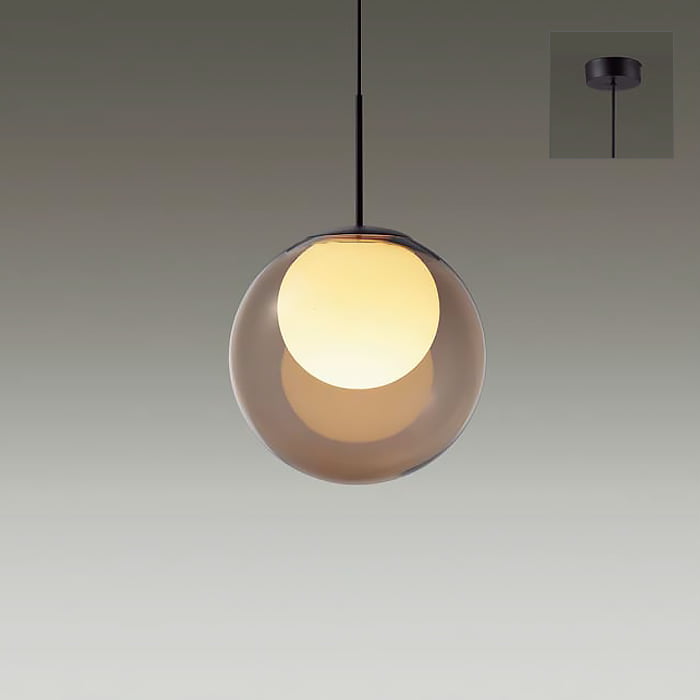MORE STYLE Φ350 ペンダントライト｜アンバーガラス｜照明の