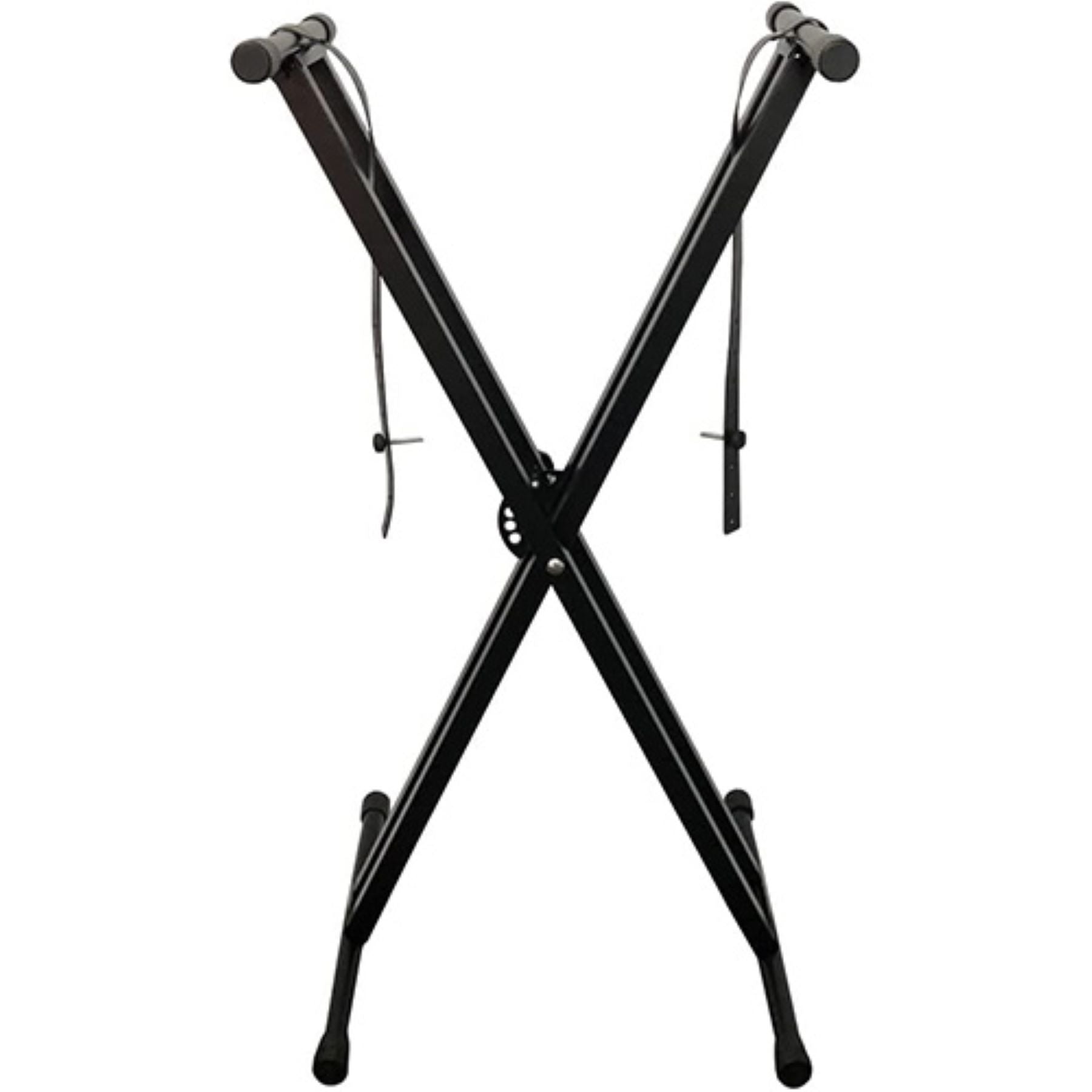 キーボードスタンドX型 高さ7段階調節 軽量 折り畳める 滑落防止