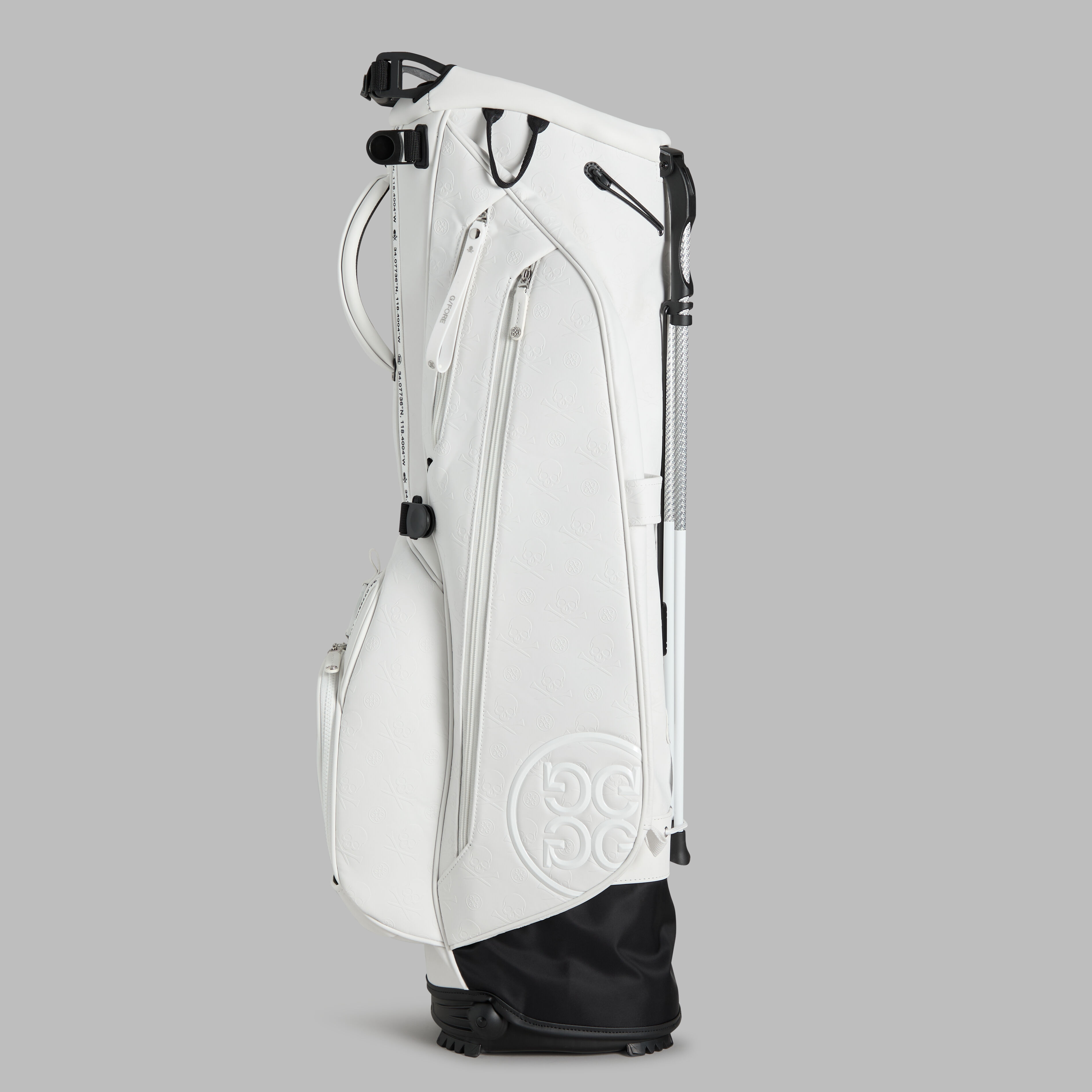 EMBOSSED SKULL & TEES DAYTONA CARRY GOLF BAG | GOLF BAGS FOR MEN