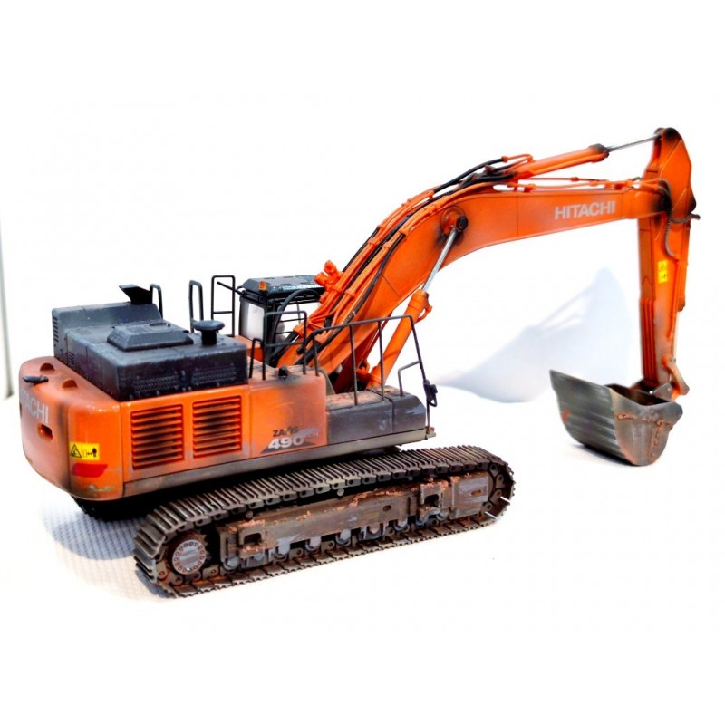 HITACHI ZAXIS490 LCH ミニチュア重機 1/50 HITACHI ZX490LCH-7