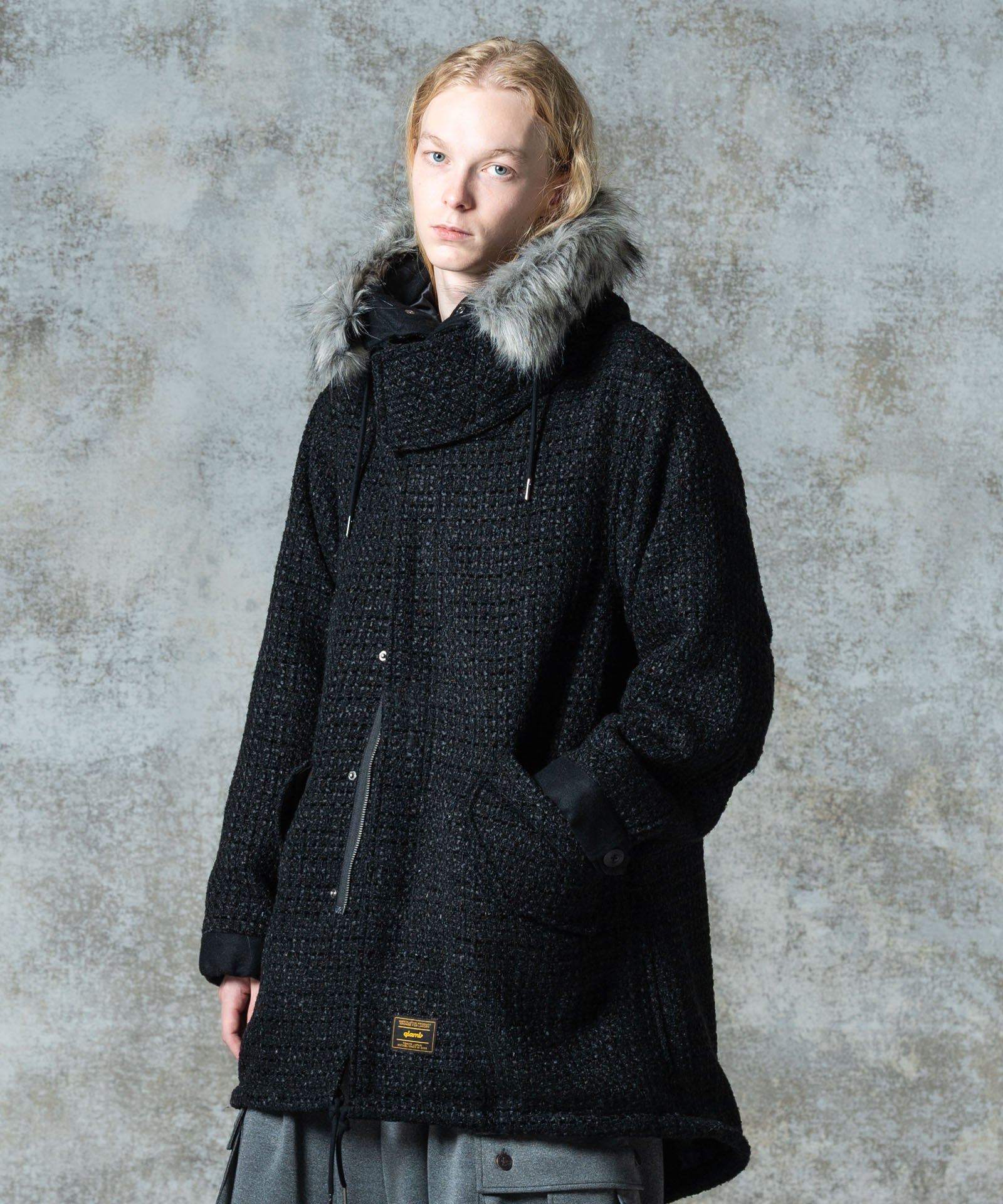 GB0325/JKT12: High Neck Mods Coat | glamb Online Store | ブランド