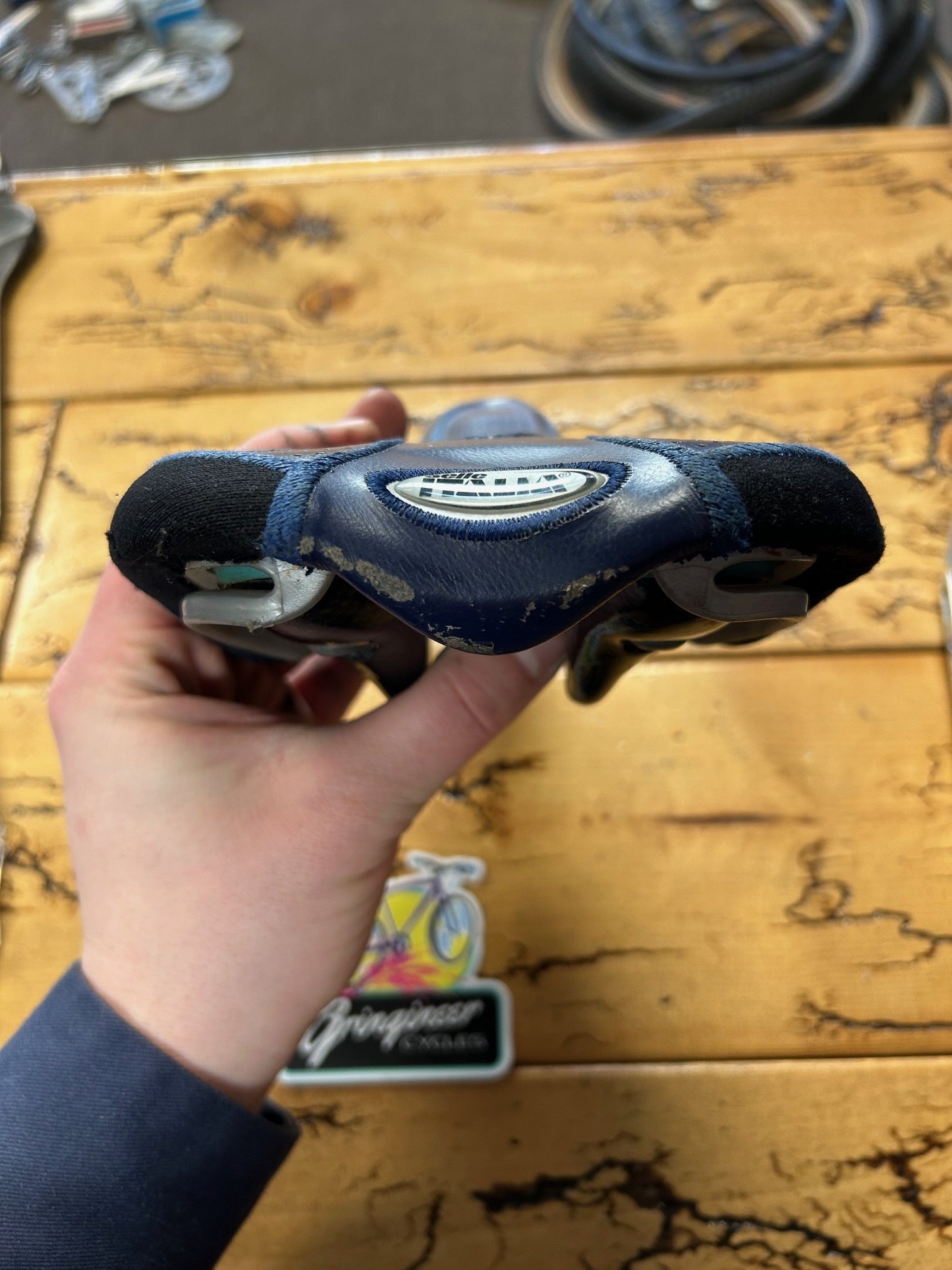 Selle Italia Prolink Blue Genuine Gel Saddle – Gringineer Cycles