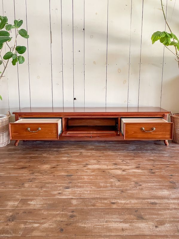 フランスアンティーク調猫足テレビボードW1800のオーダーメイド@大阪