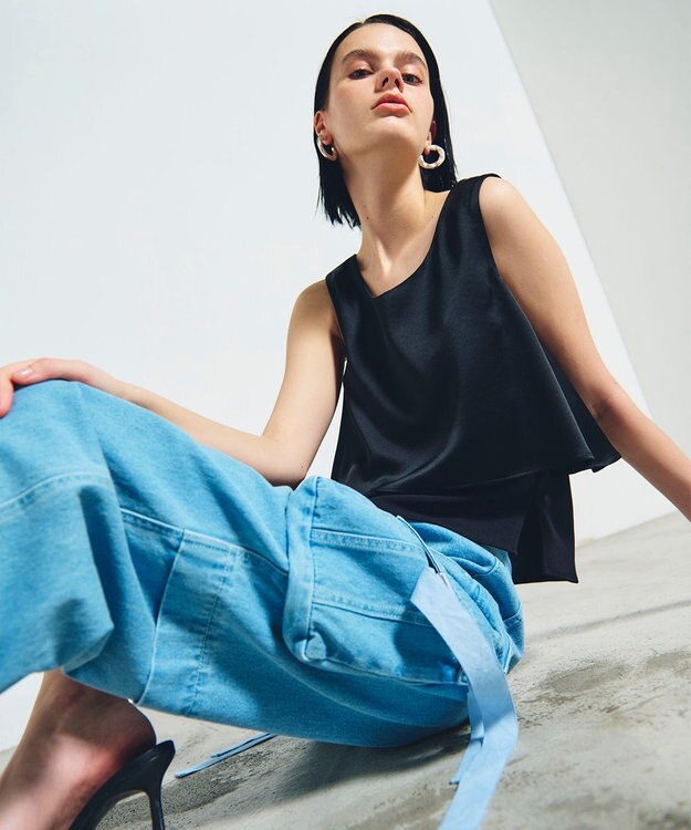 コクーンデニムカーゴパンツ / GRACE CONTINENTAL | GRACE CONTINENTAL