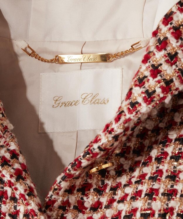 ツイードフードコート / GRACE CONTINENTAL | GRACE CONTINENTAL