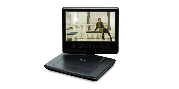ブルーレイをどこでも楽しめる！10型液晶ポータブルブルーレイ