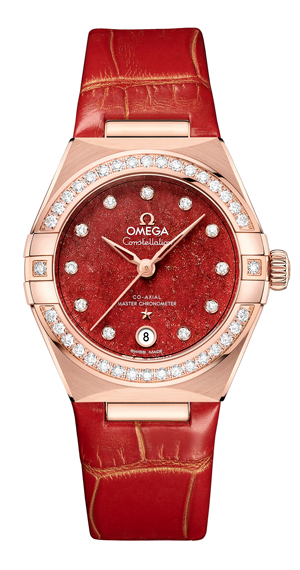 オメガ(OMEGA) 2022新作 自然が作り出したダイアルに彩られたスイス製