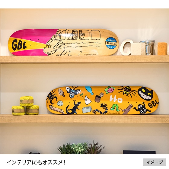 GBL】千と千尋の神隠し スケートボードデッキ 油屋とカオナシ