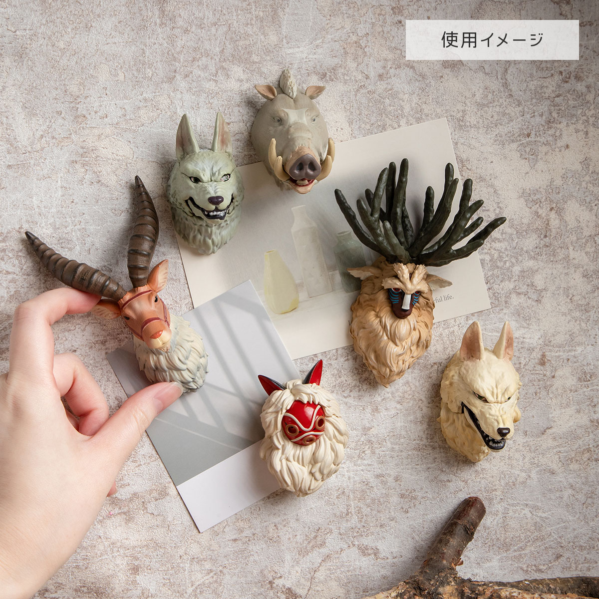 もののけ姫 フェイスマグネット もののけたち ※BOX販売※ | どんぐり