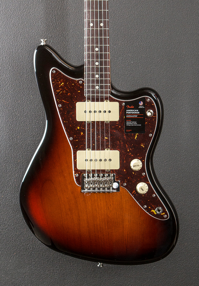 American Performer Jazzmaster - 3 Color Sunburst w/Rosewood