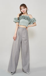 ギンガムチェックオフショルトップス – Darich (ダーリッチ)