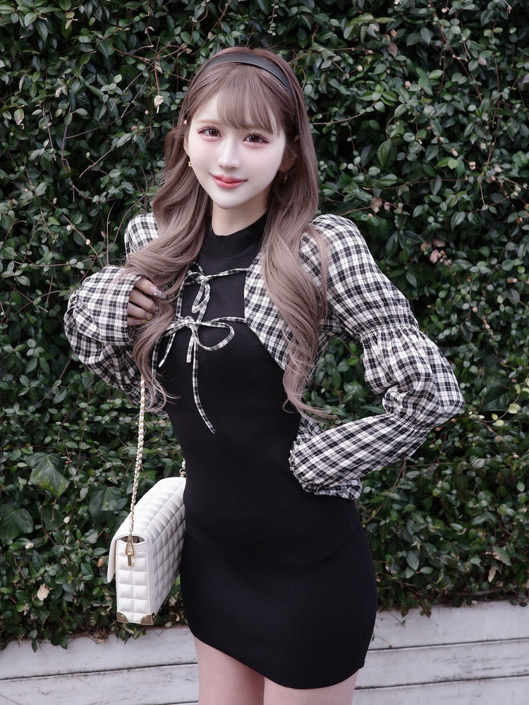 ダーリッチ シャーリングボレロミニワンピース FL 【公式通販】