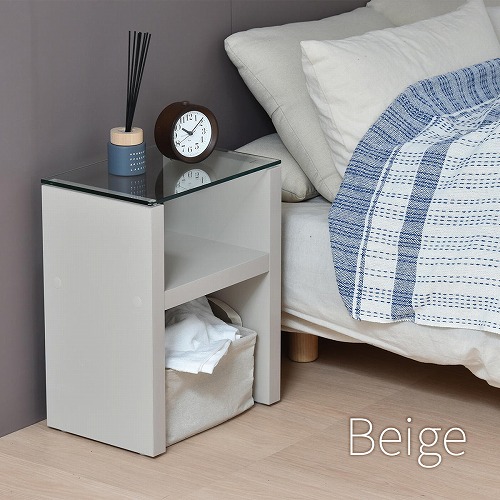 Noko ナイトテーブル NKST0263MOBEG B.Bファニシング 木製テーブル