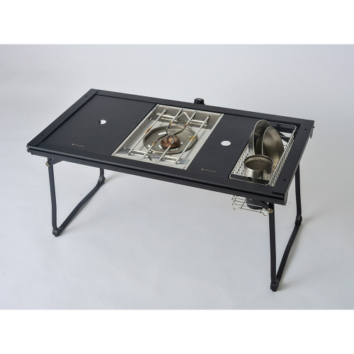 ステンレストレーハーフユニット ブラック FES-086-BK snow peak