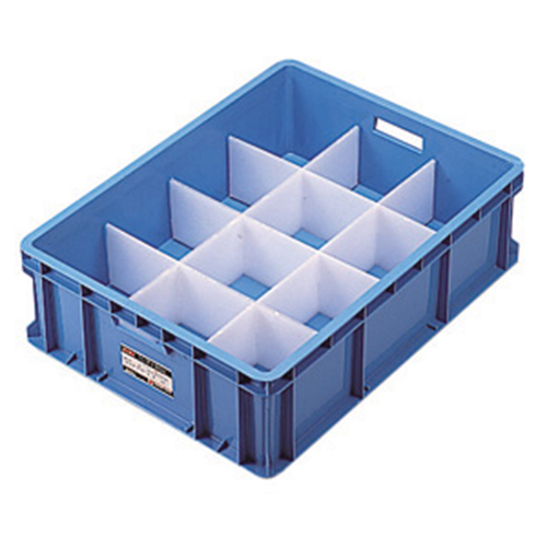 コンテナボックス DC-3A デンサン コンテナ（フタ無） 仕切りあり