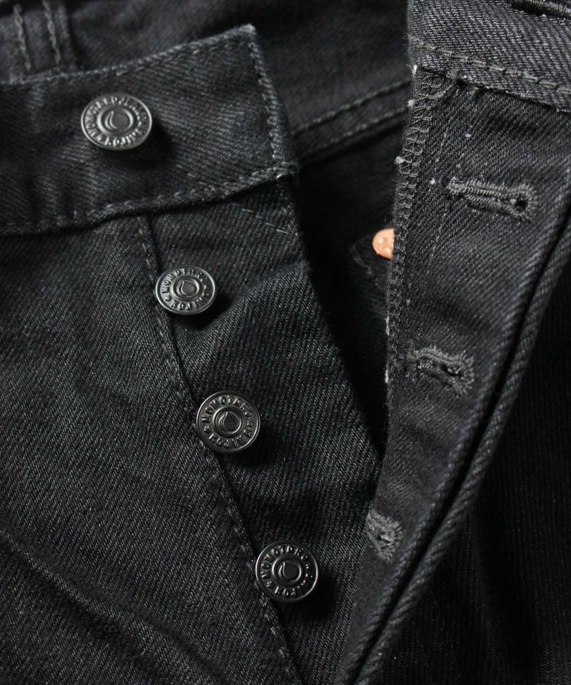 Momotaro Jeans | B0105SP 15.7OZ GTB Selvedge black x black denim