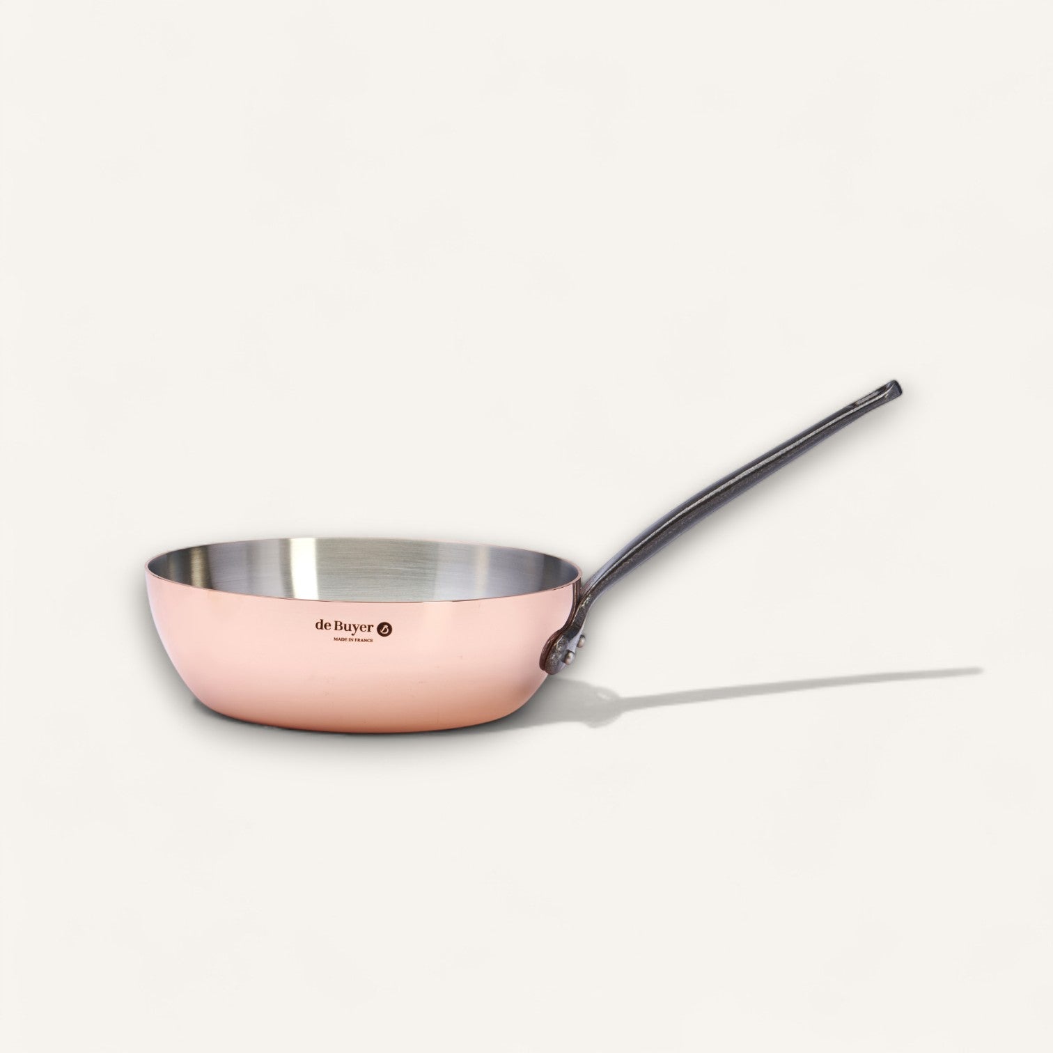 Conical Saute Pan Copper INOCUIVRE TRADITION | de Buyer USA