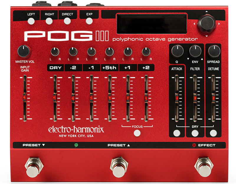 Electro-Harmonix／POG3】ポリフォニック・オクターブ・ジェネレーター