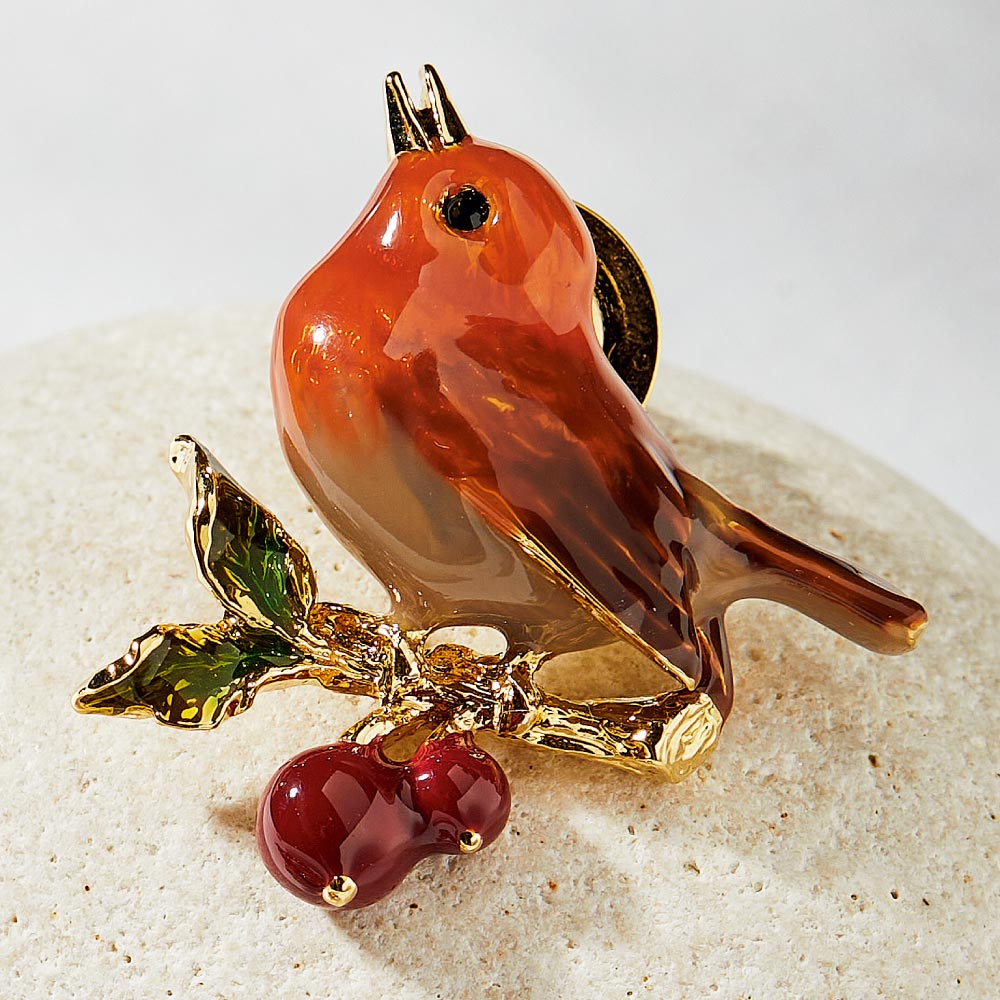 VENDOME BOUTIQUE/ヴァンドームブティック コマドリのピンブローチ